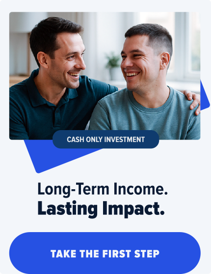 Long-Term Income. Lasting Impact. Take The First Step